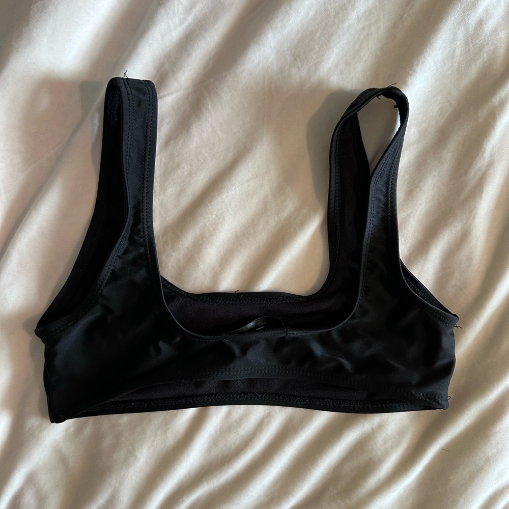 Black Missguided Bikini Top